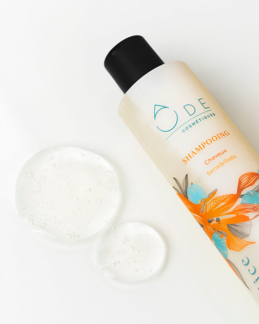 Shampooing pour cheveux sensibilisés